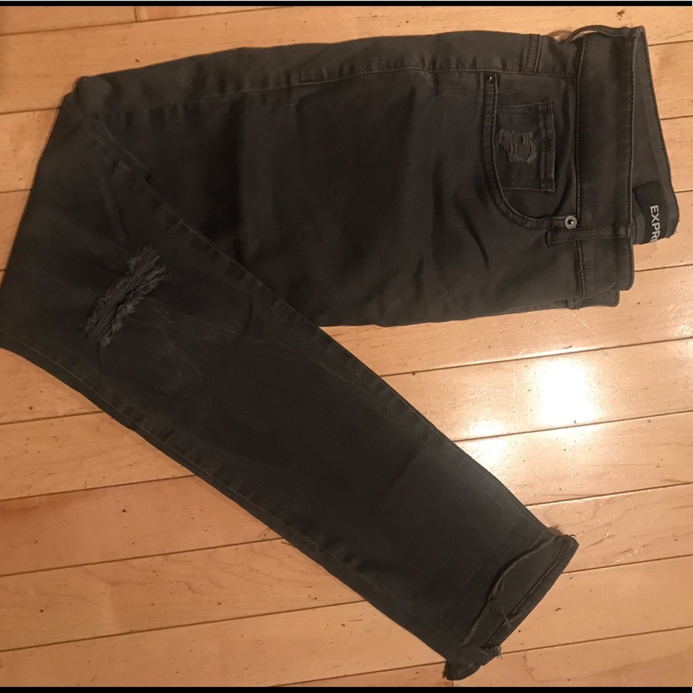 Express High Rise Stretch Jeans